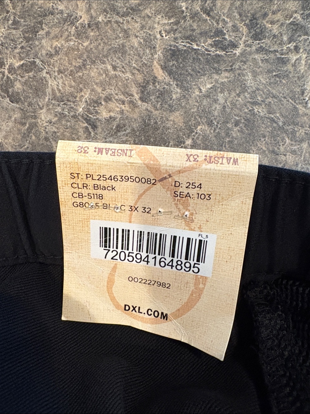 DXL Men's Black Sweatpants Joggers - Classic Comfort